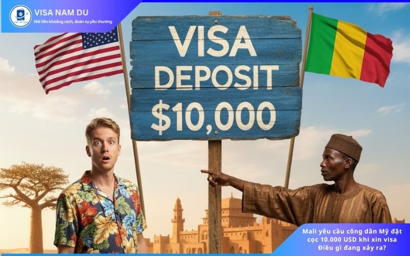 Mali yêu cầu công dân Mỹ đặt cọc 10.000 USD khi xin visa Điều gì đang xảy ra