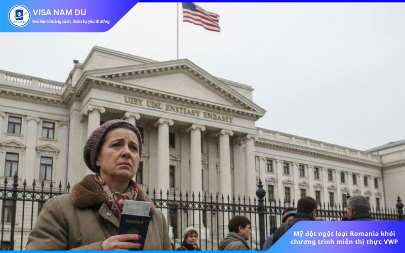 Mỹ đột ngột loại Romania khỏi chương trình miễn thị thực VWP